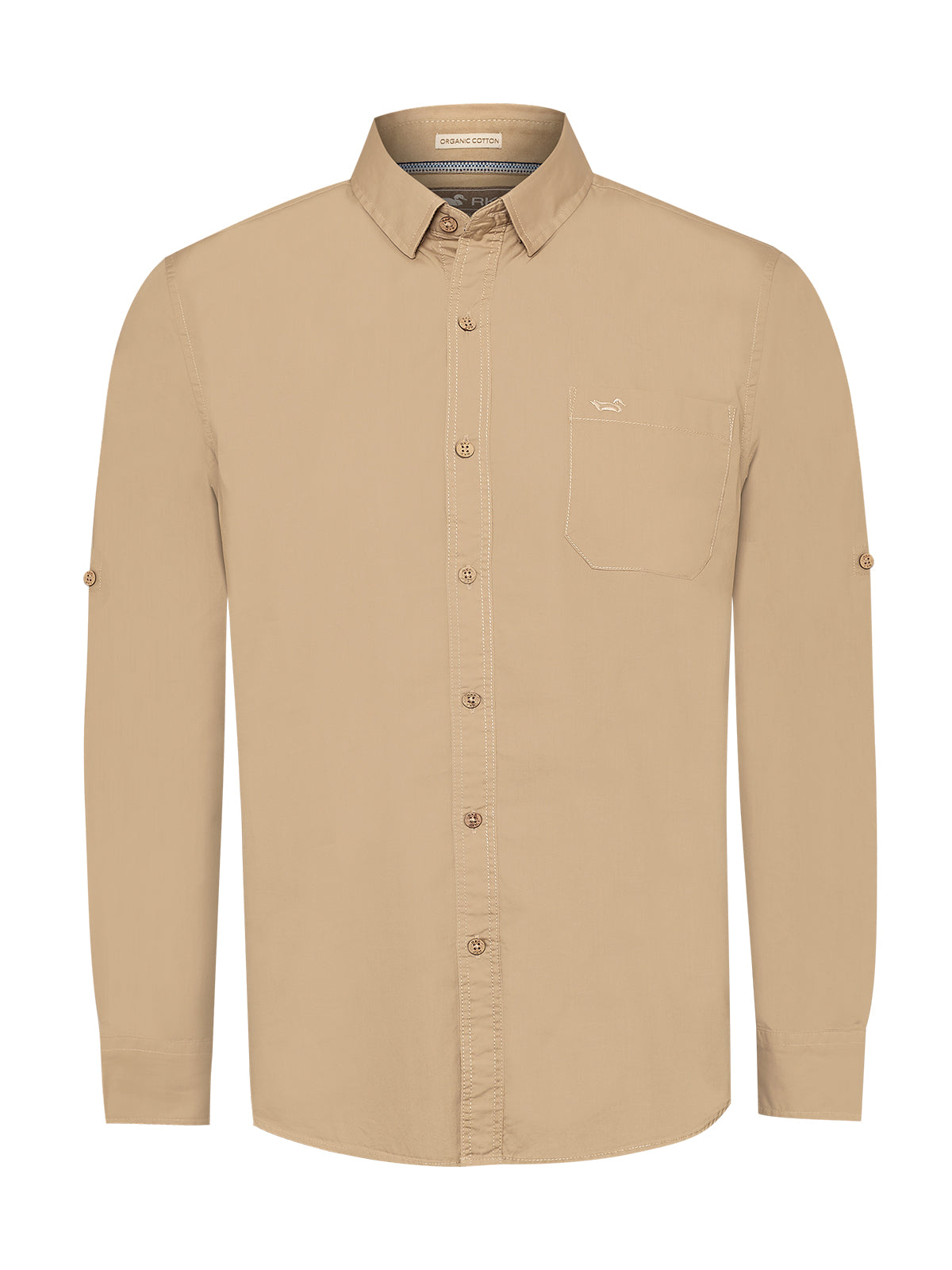 Camisa Algodón Orgánico Hombre Galiton Rockford