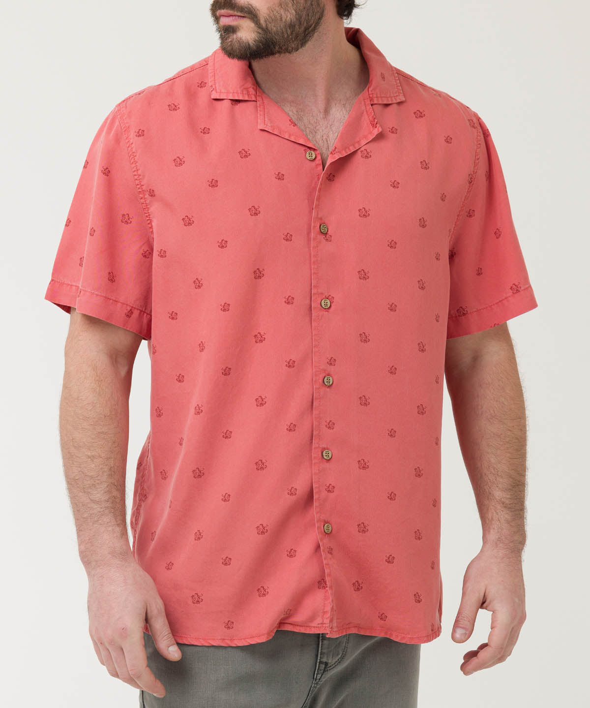 Camisa Tencel Hombre Tencelpri Rockford