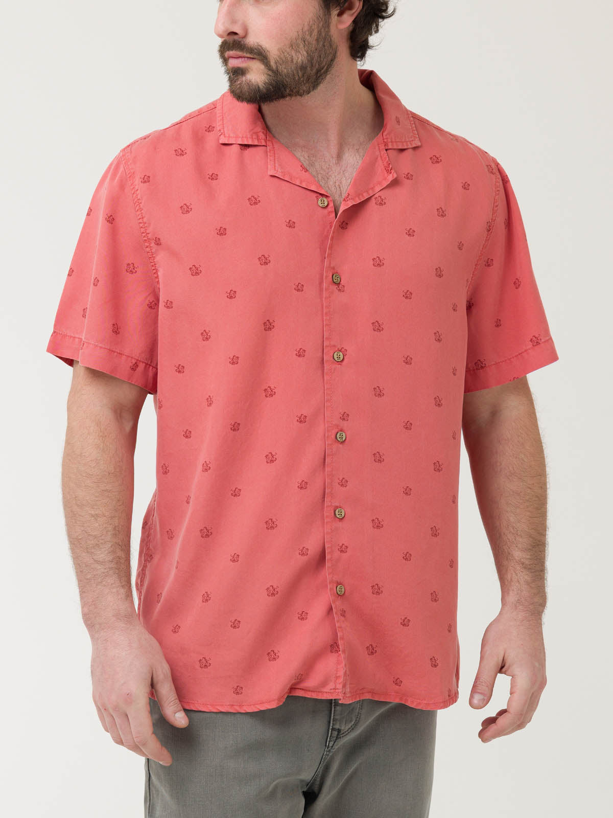 Camisa Tencel Hombre Tencelpri Rockford
