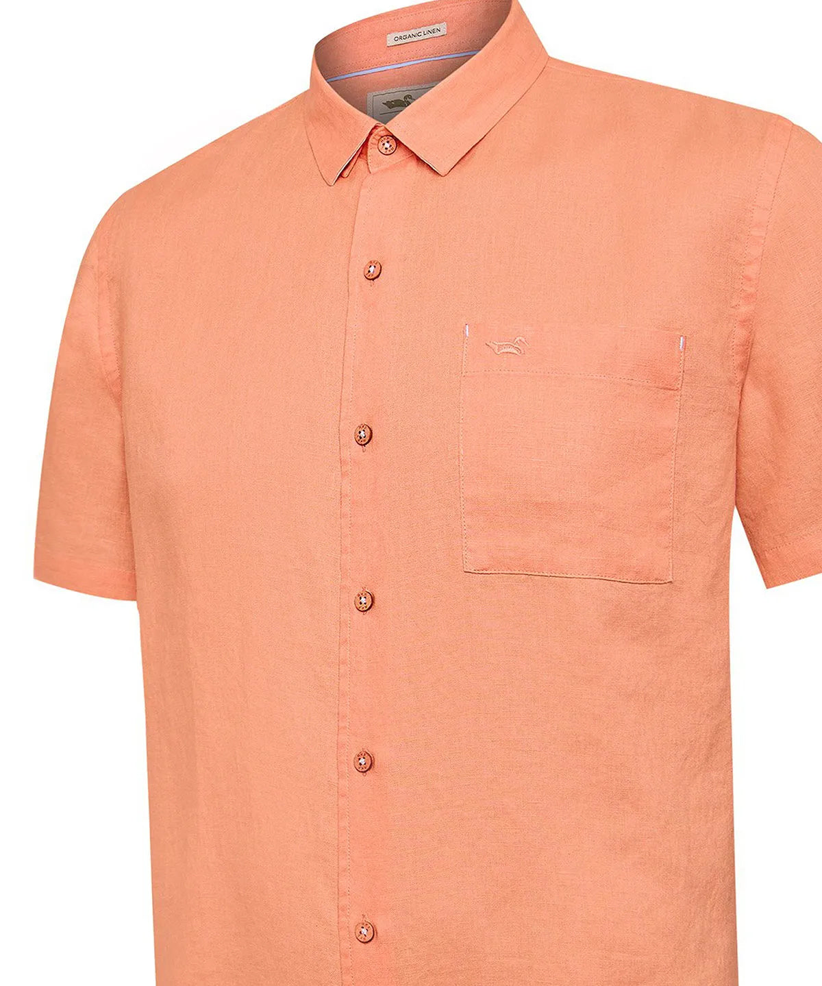 Camisa Lino Orgánico Hombre Linenshort Rockford