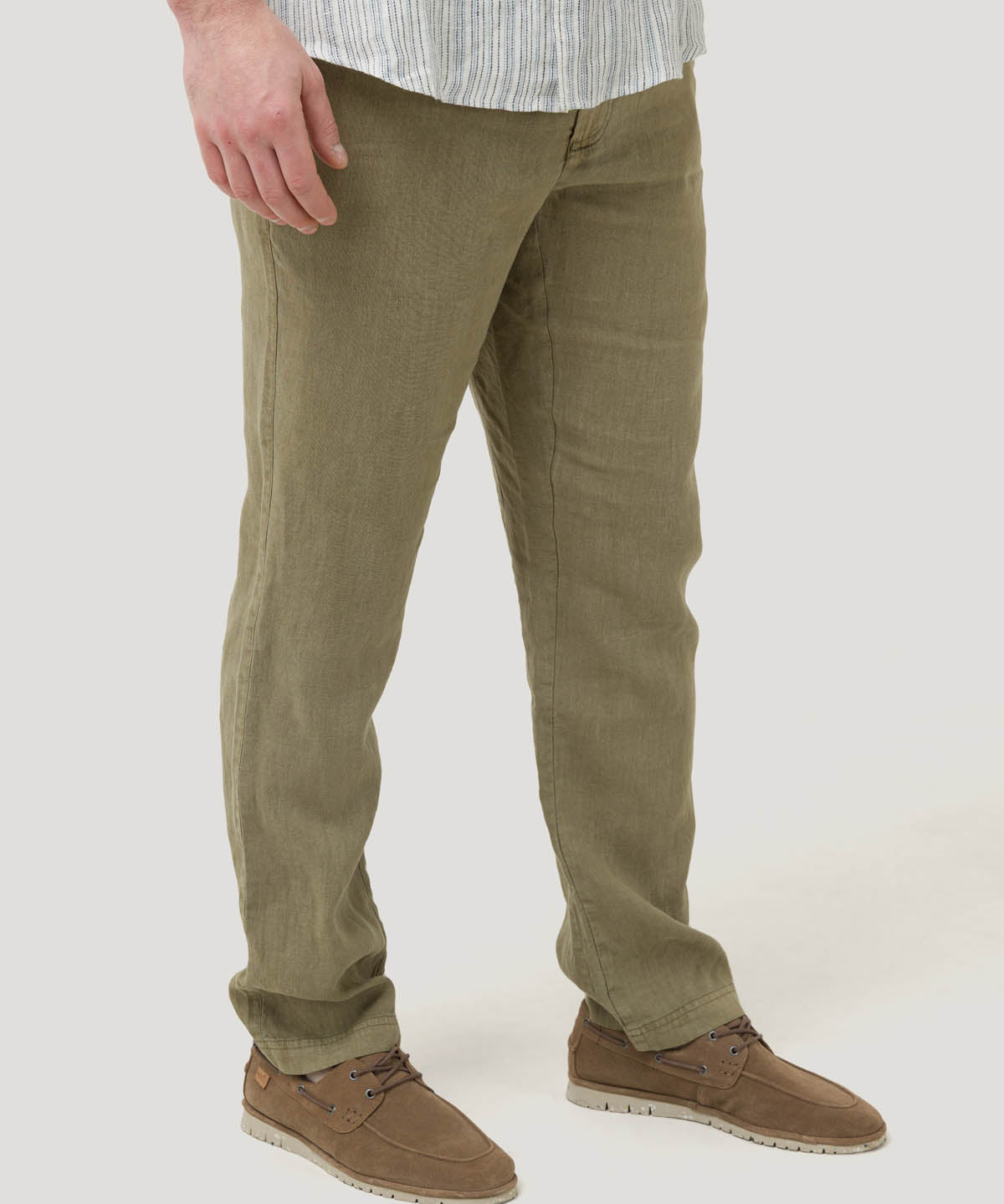 Pantalón Lino Orgánico Hombre Lisbon Rockford