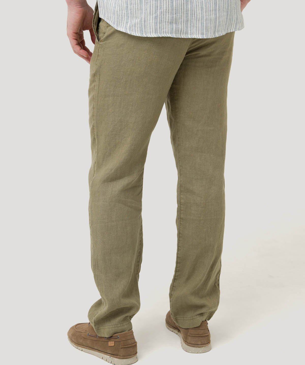 Pantalón Lino Orgánico Hombre Lisbon Rockford