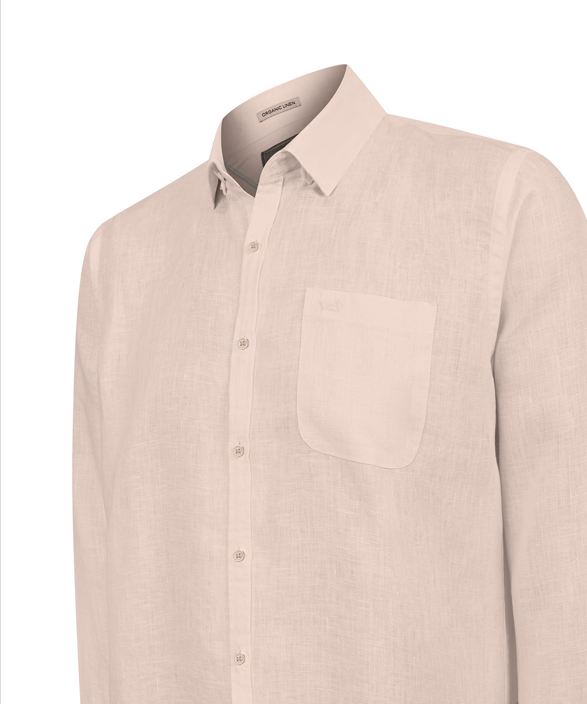 Camisa Lino Orgánico Hombre Claslinen Rockford