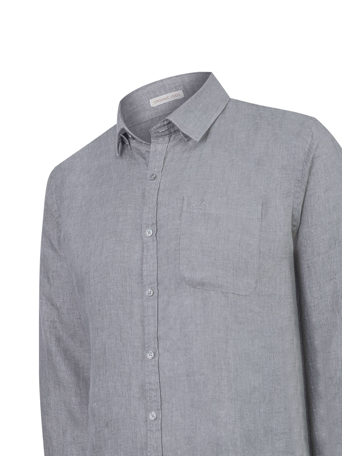 Camisa Lino Orgánico Hombre Claslinen Rockford