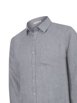Camisa Lino Orgánico Hombre Claslinen Rockford