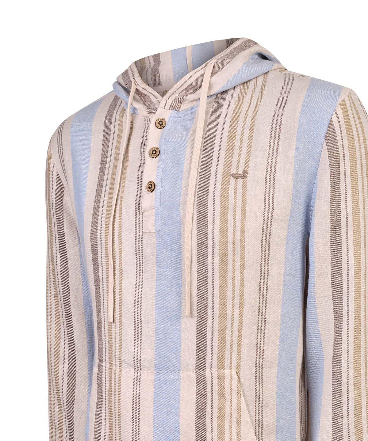 Polerón Lino Orgánico Hombre Linen Rockford