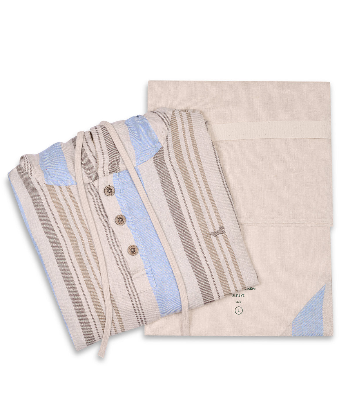 Polerón Lino Orgánico Hombre Linen Rockford