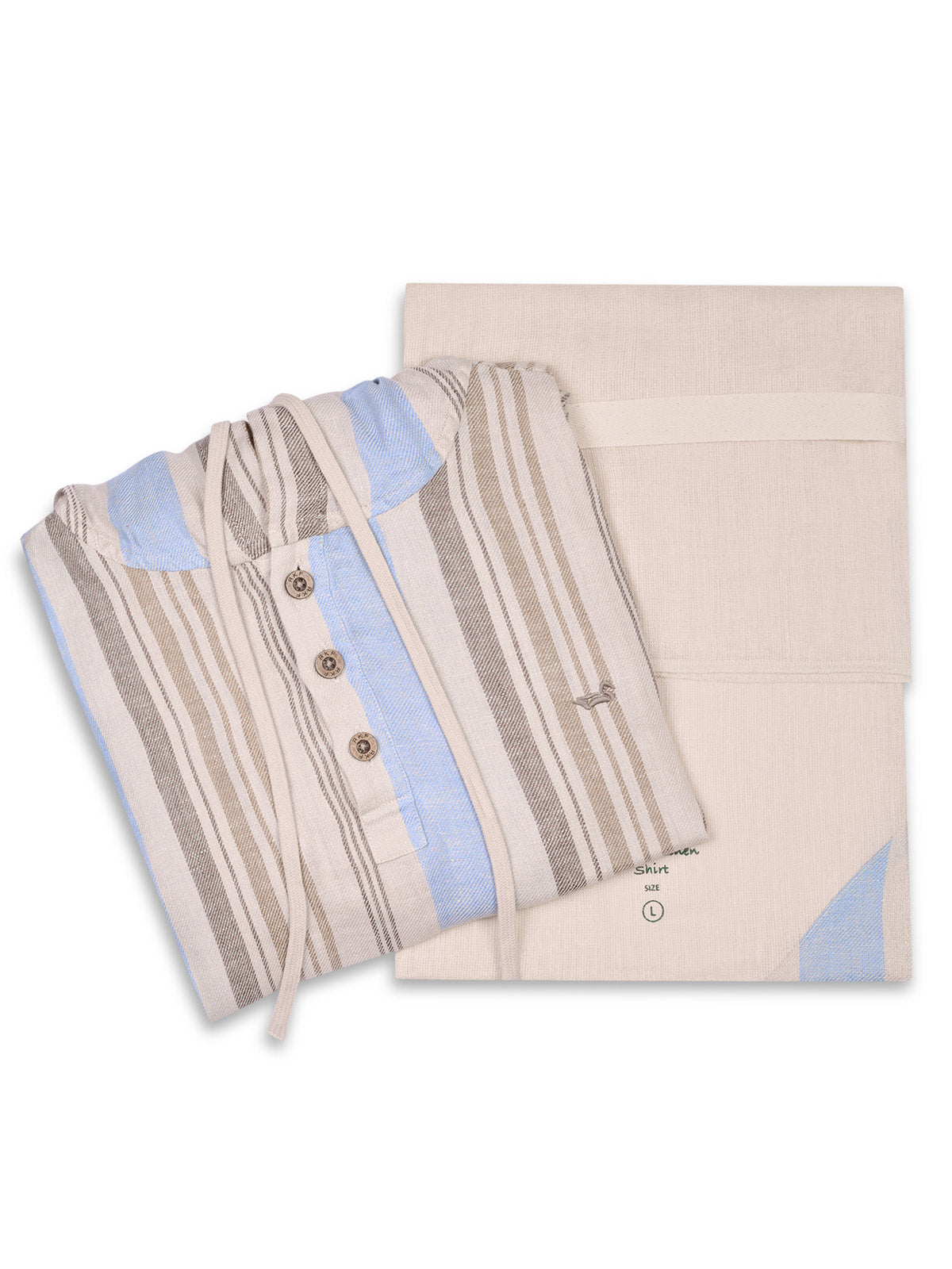 Polerón Lino Orgánico Hombre Linen Rockford