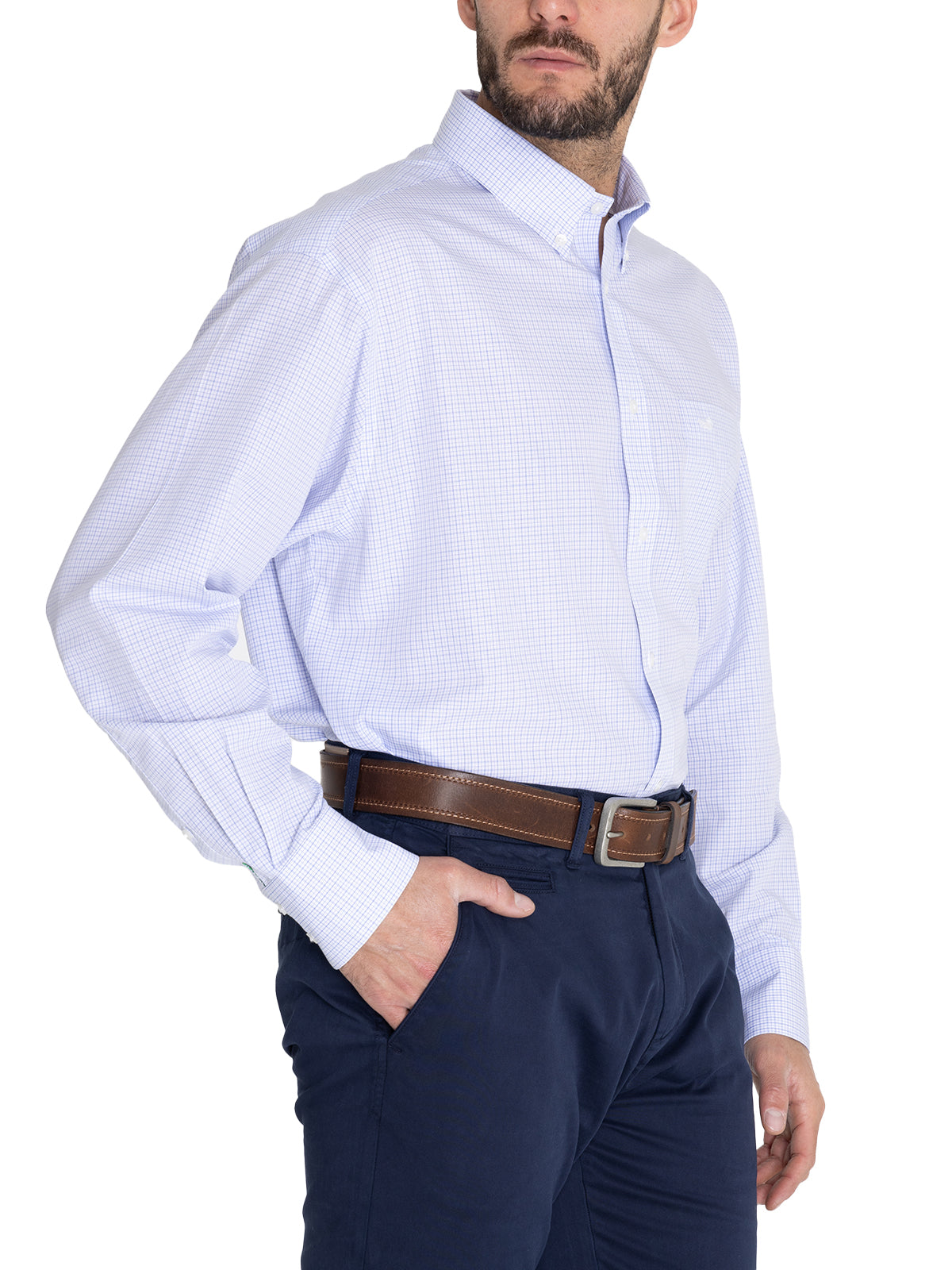 Camisa Libre De Arrugas Hombre Wf Pb Rockford