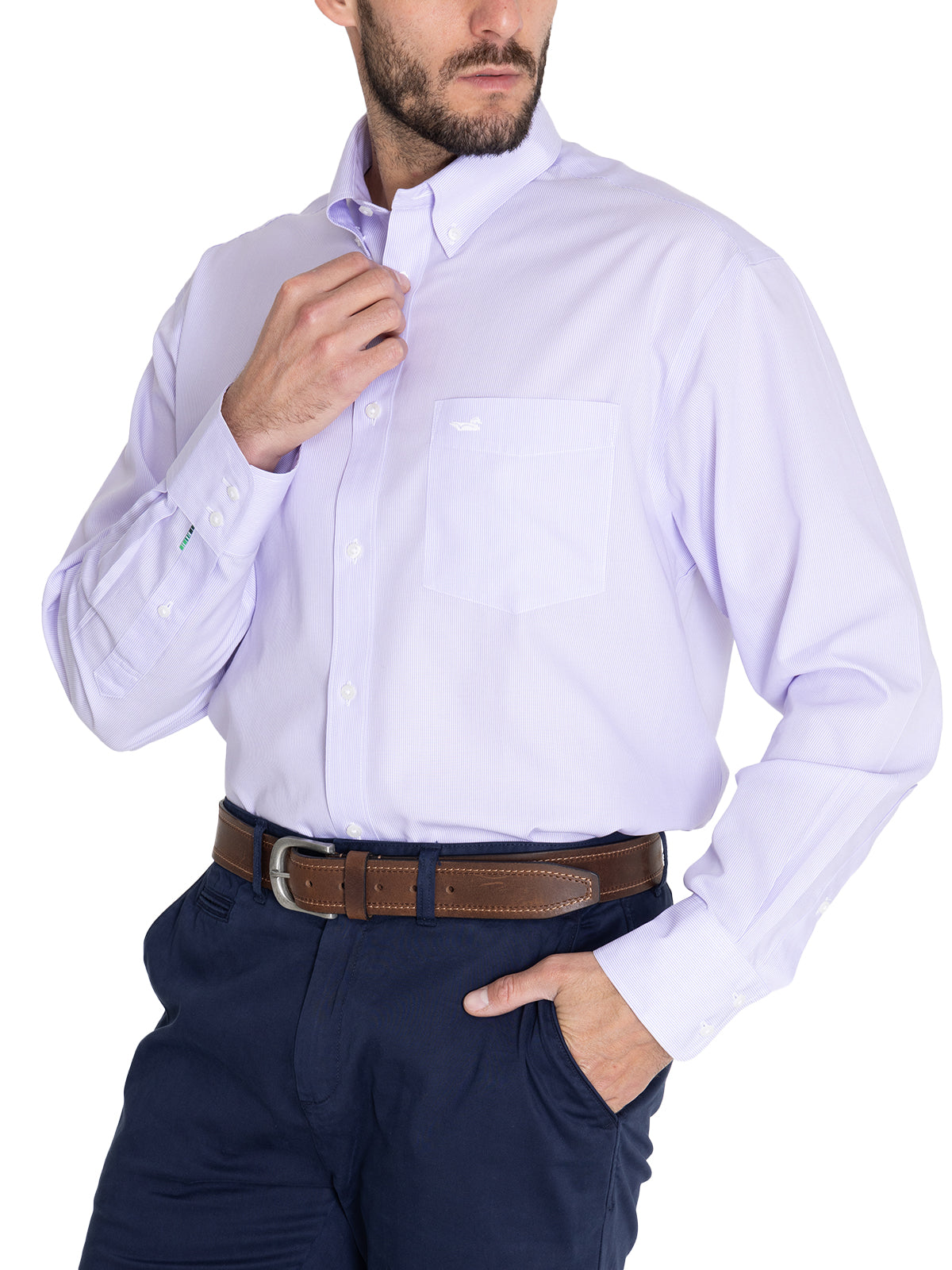 Camisa Libre De Arrugas Hombre Wf Pb Rockford