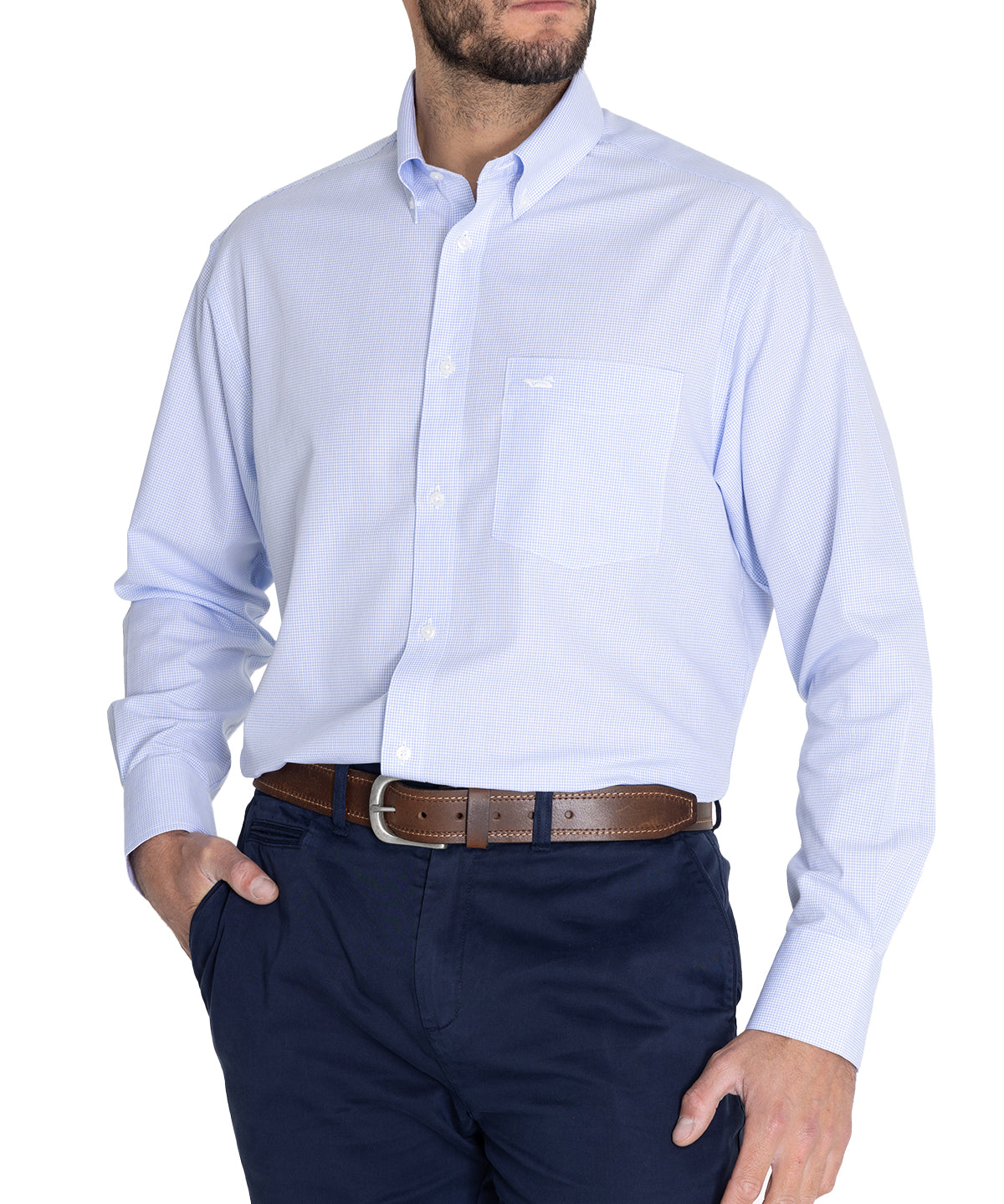 Camisa Libre De Arrugas Hombre Wf Pb Rockford
