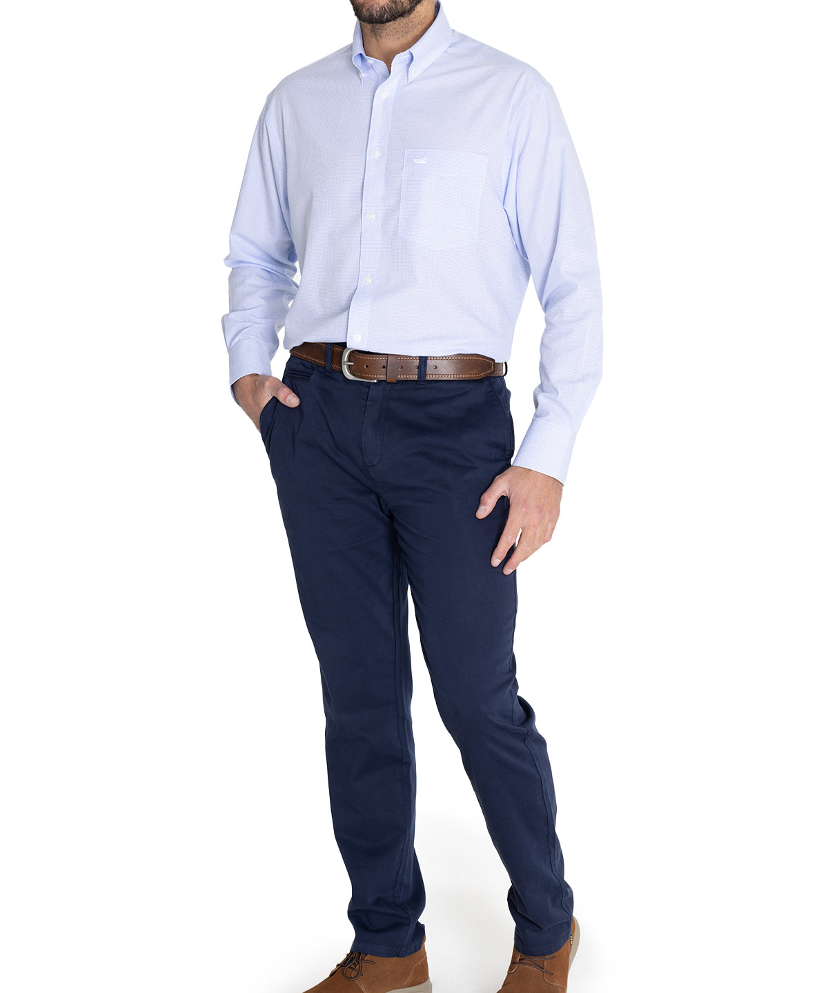 Camisa Libre De Arrugas Hombre Wf Pb Rockford