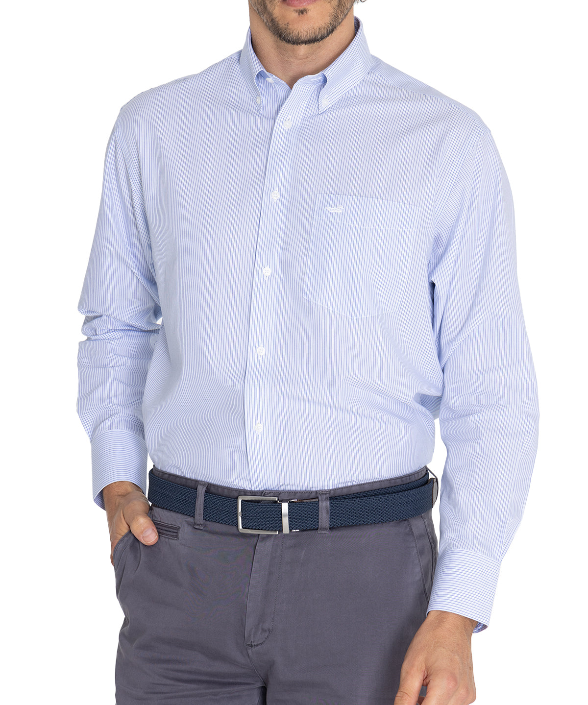 Camisa Libre De Arrugas Hombre Wf Pb Rockford