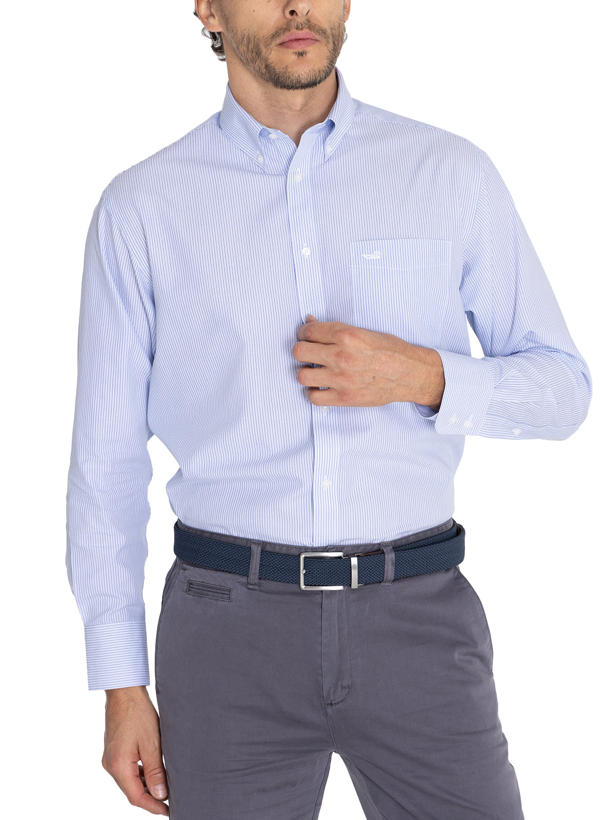 Camisa Libre De Arrugas Hombre Wf Pb Rockford