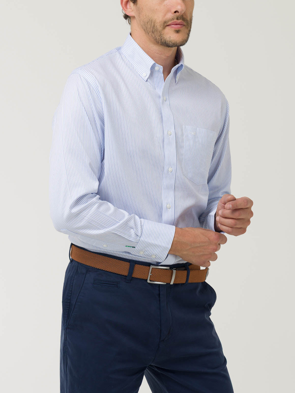 Camisa Libre De Arrugas Hombre Wf Pb Rockford