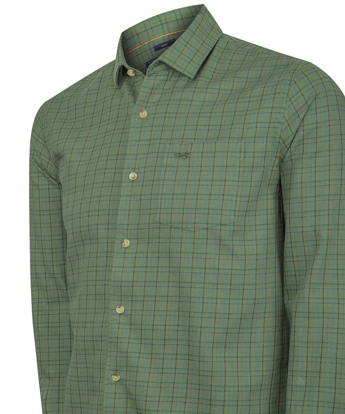 Camisa Algodón/Lana Hombre Wool Rockford