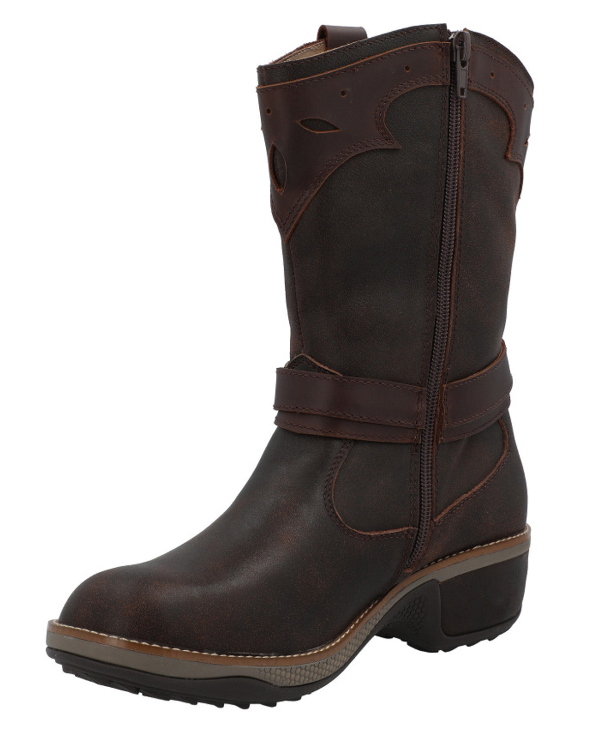 Bota Para Mujer Cuero Nia Marrón Rockford
