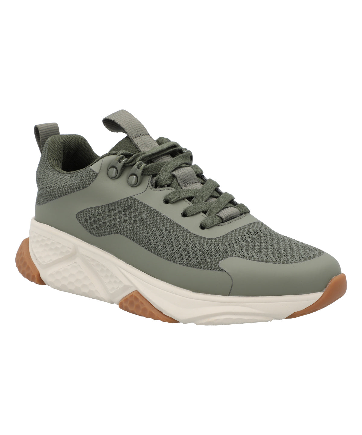Zapatilla Para Mujer Cuero Benza Verde Rockford