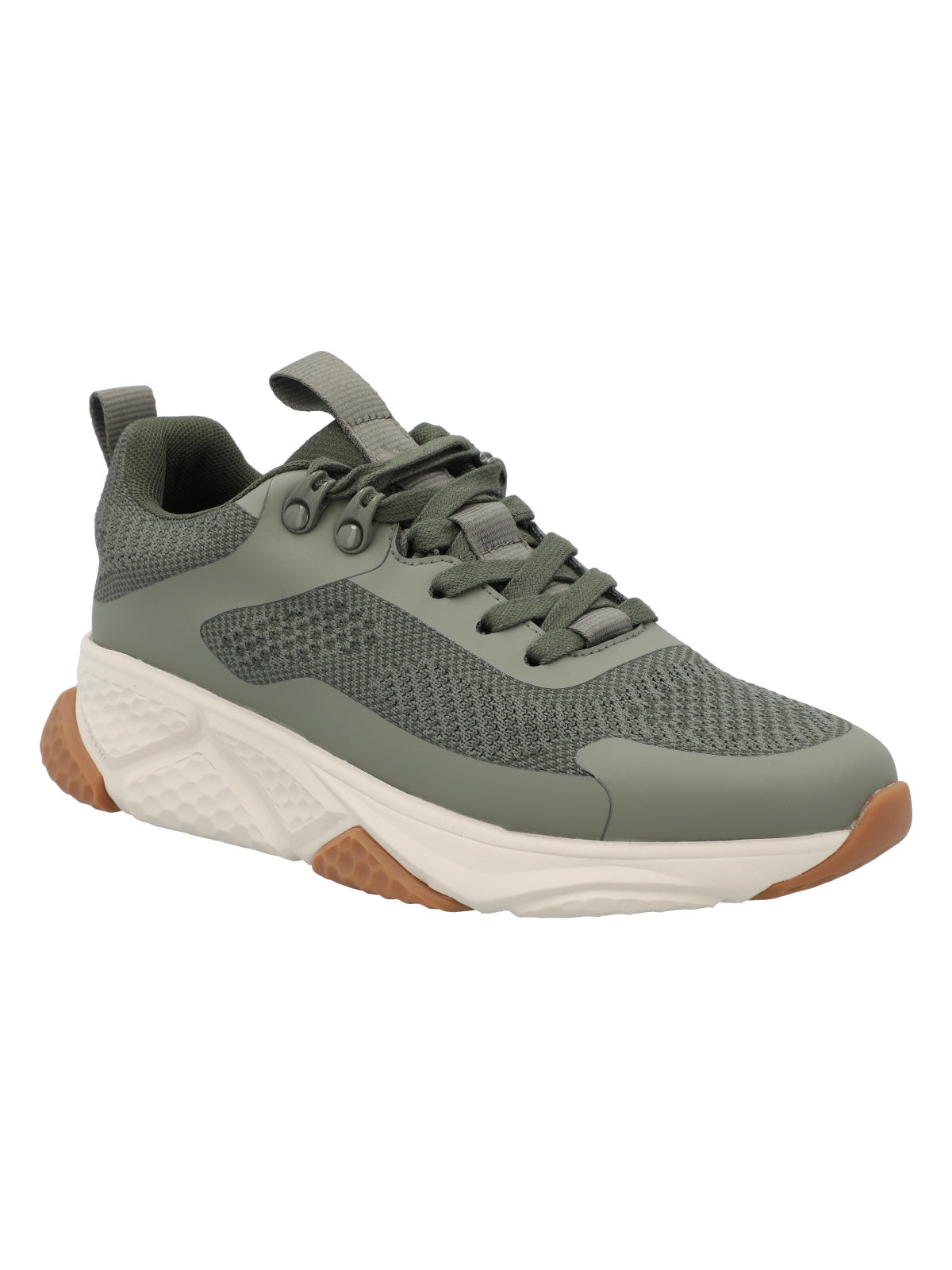 Zapatilla Para Mujer Cuero Benza Verde Rockford