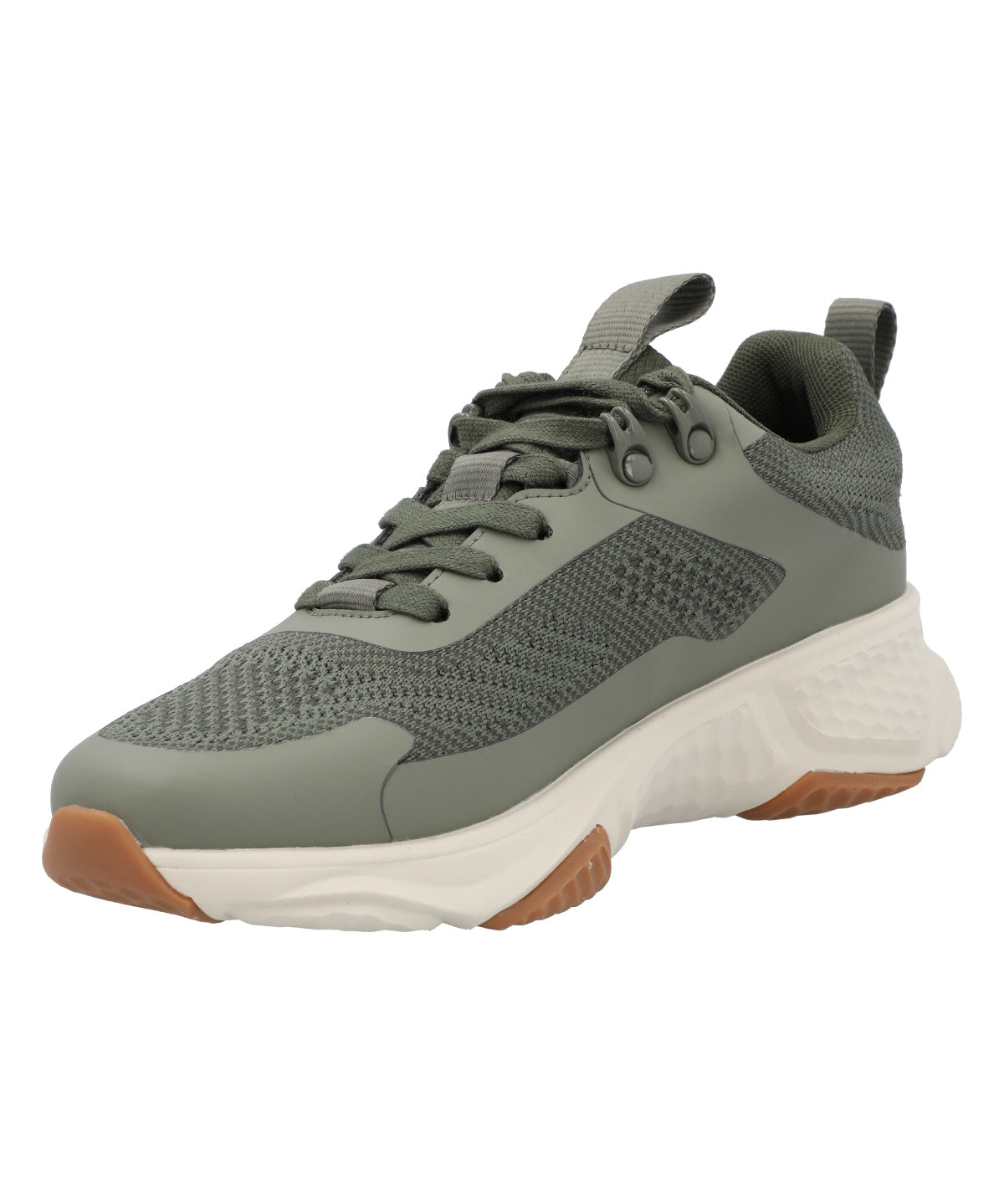 Zapatilla Para Mujer Cuero Benza Verde Rockford