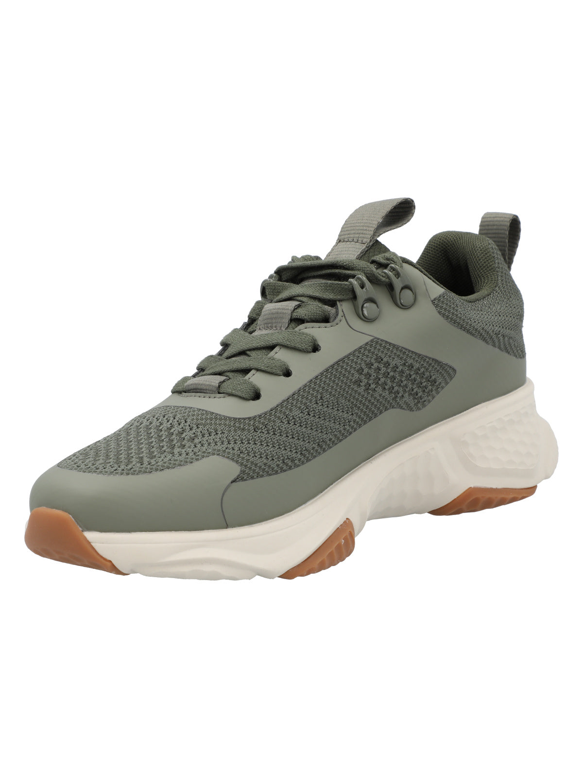 Zapatilla Para Mujer Cuero Benza Verde Rockford