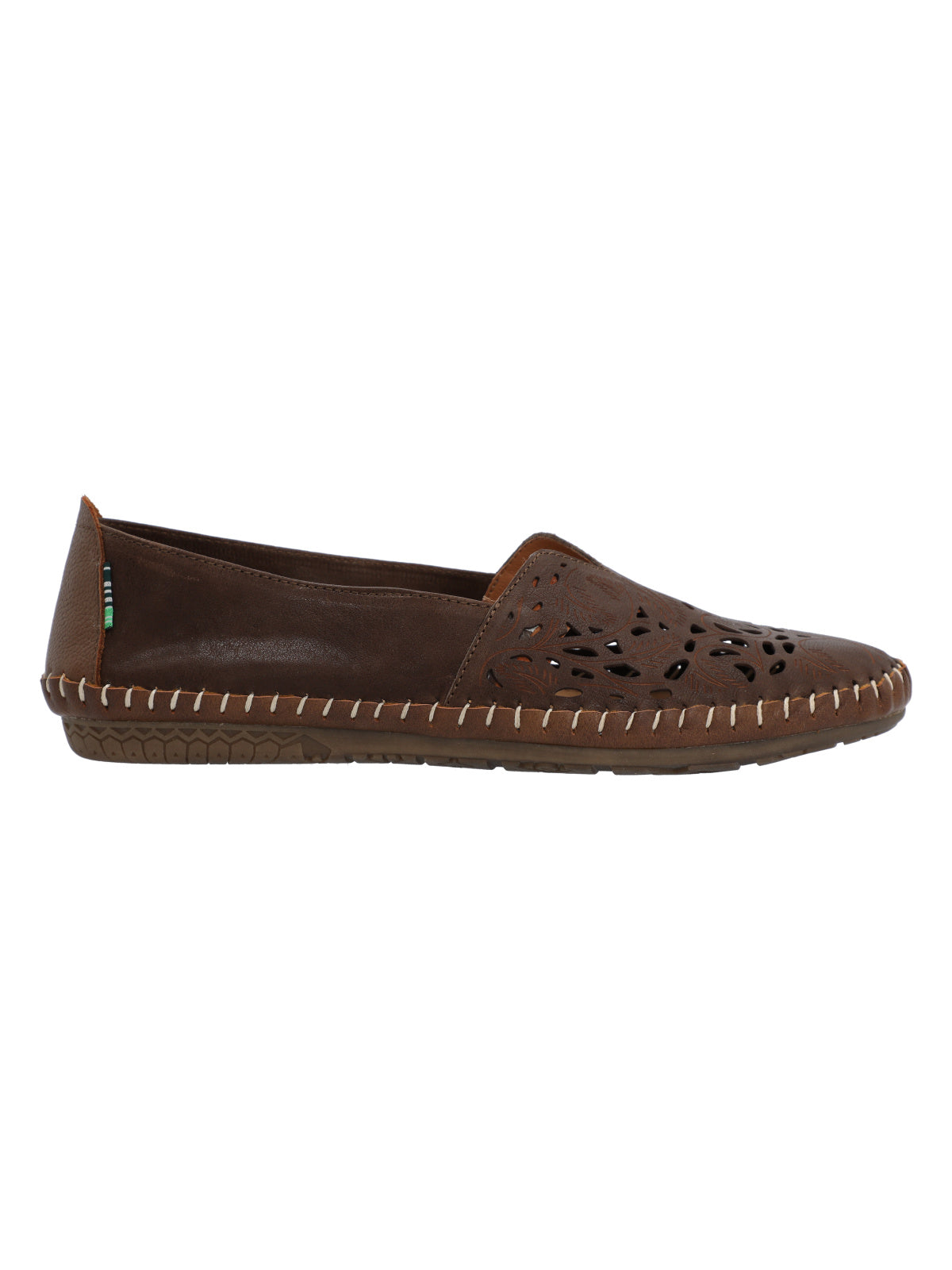Slip On Cuero Mujer Hibiscus Rockford