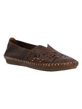 Slip On Cuero Mujer Hibiscus Rockford