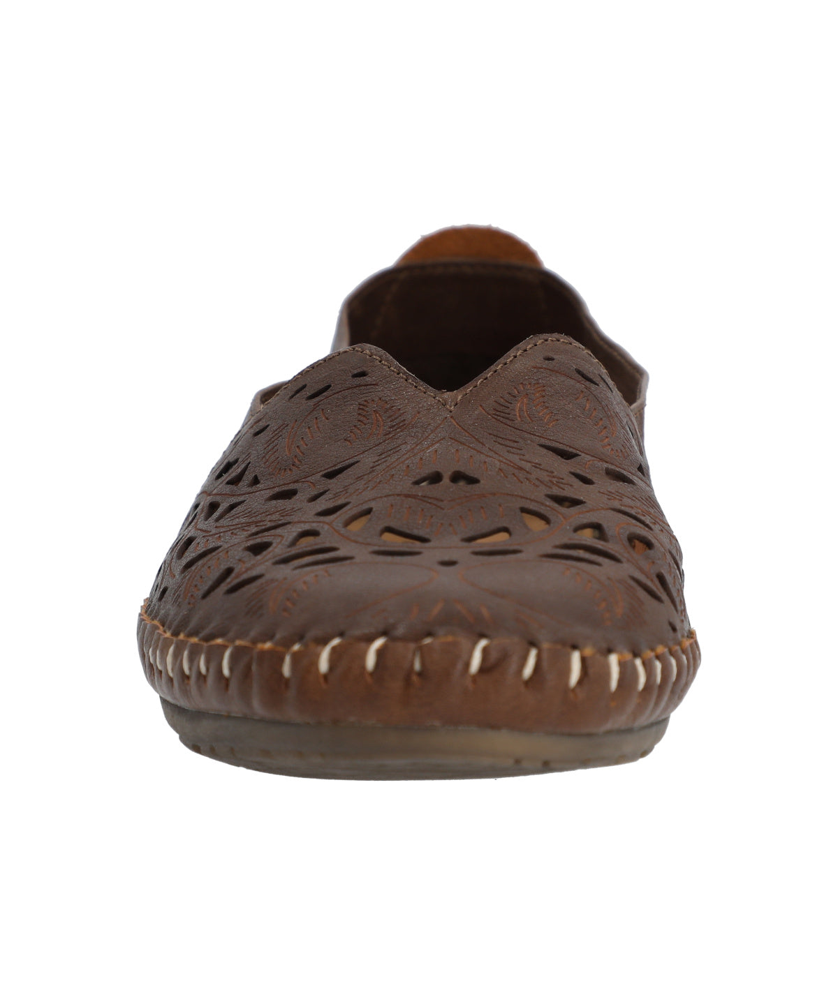 Slip On Cuero Mujer Hibiscus Rockford