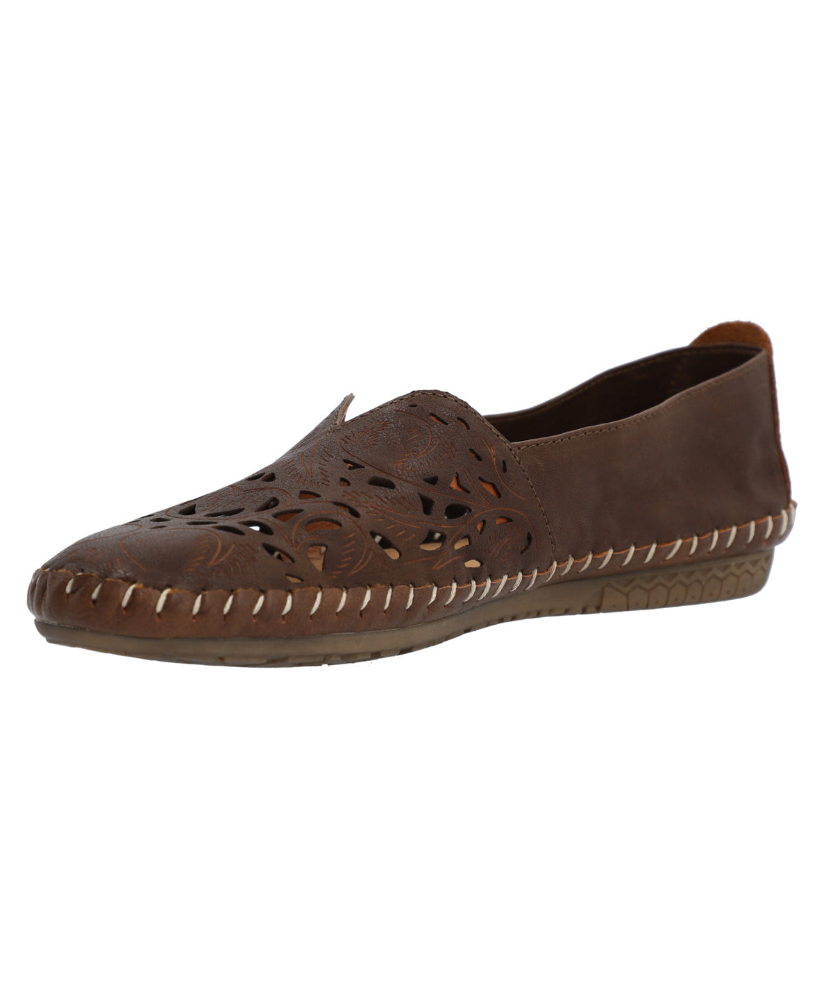 Slip On Cuero Mujer Hibiscus Rockford