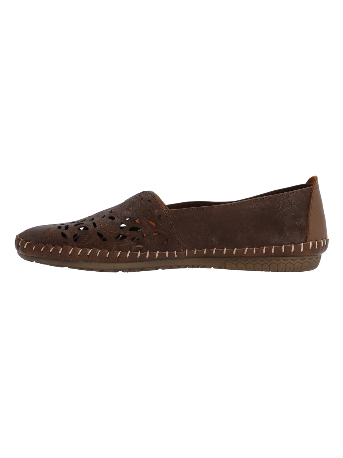 Slip On Cuero Mujer Hibiscus Rockford