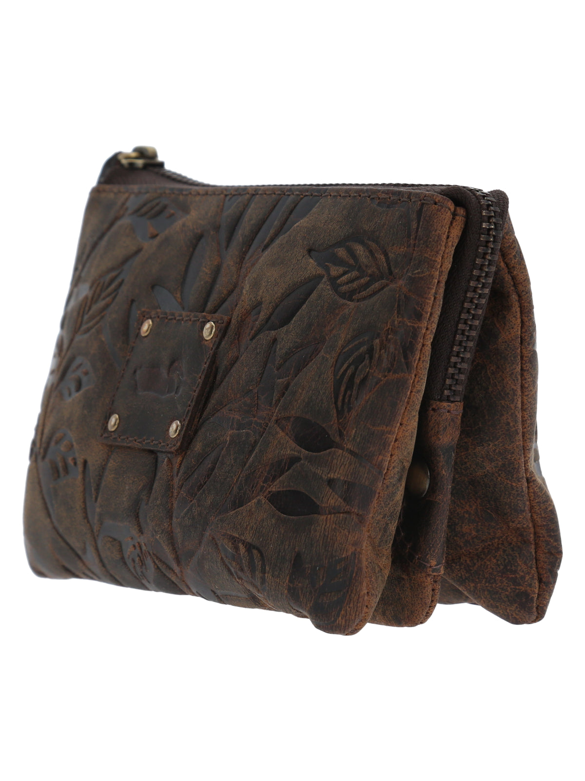 BILLETERA HU LEAVES POUCH