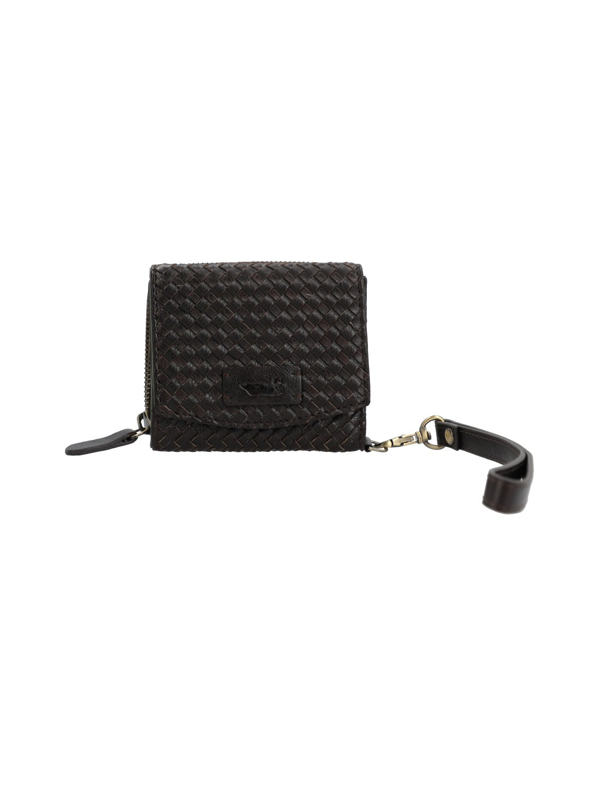 Billetera Cuero Mujer Sz Braid Flap Rockford