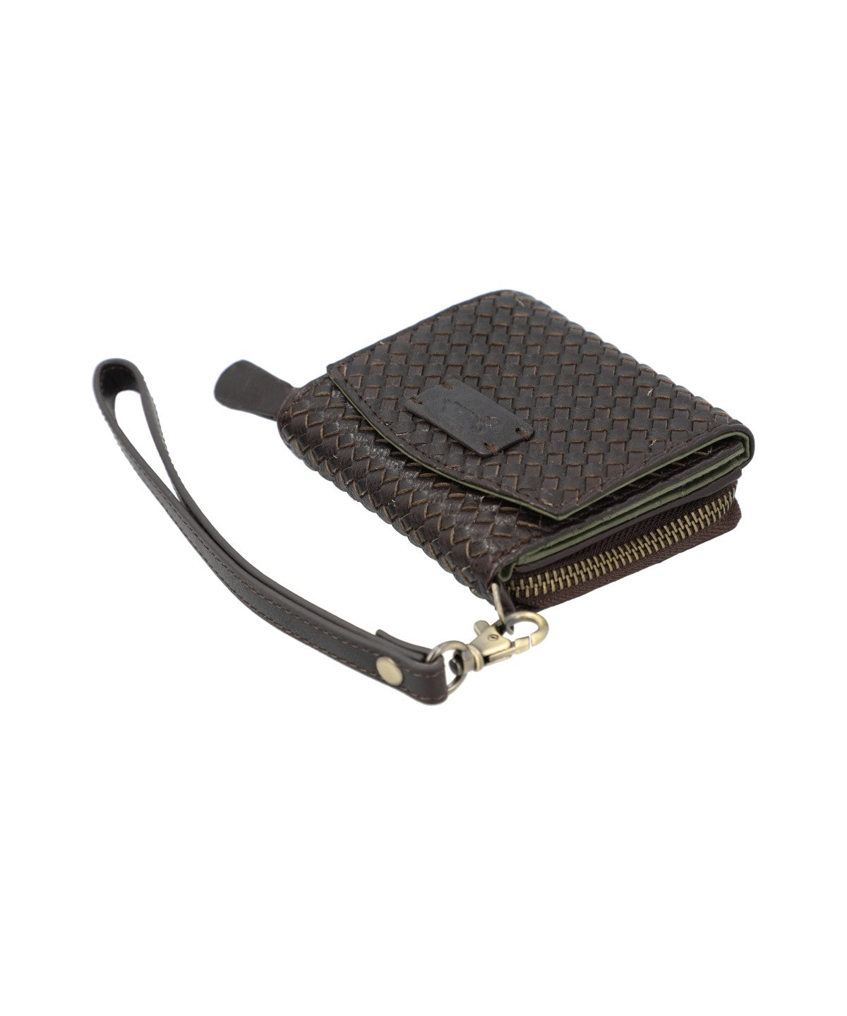 Billetera Cuero Mujer Sz Braid Flap Rockford