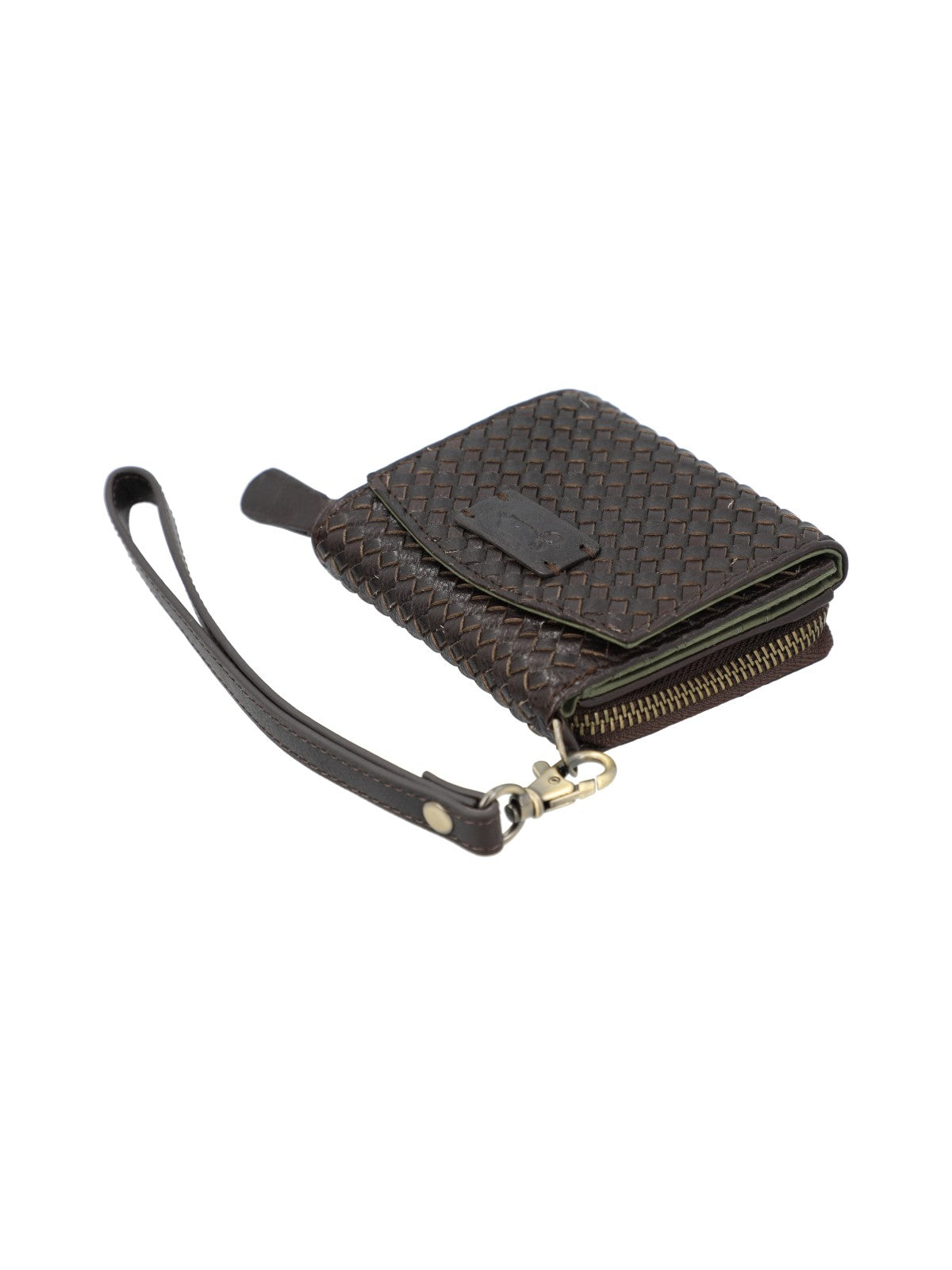 Billetera Cuero Mujer Sz Braid Flap Rockford