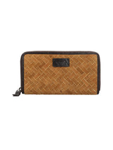 Billetera Cuero Mujer Sz Braid Zip Rockford