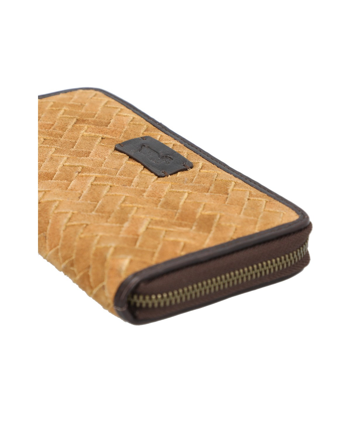 Billetera Cuero Mujer Sz Braid Zip Rockford