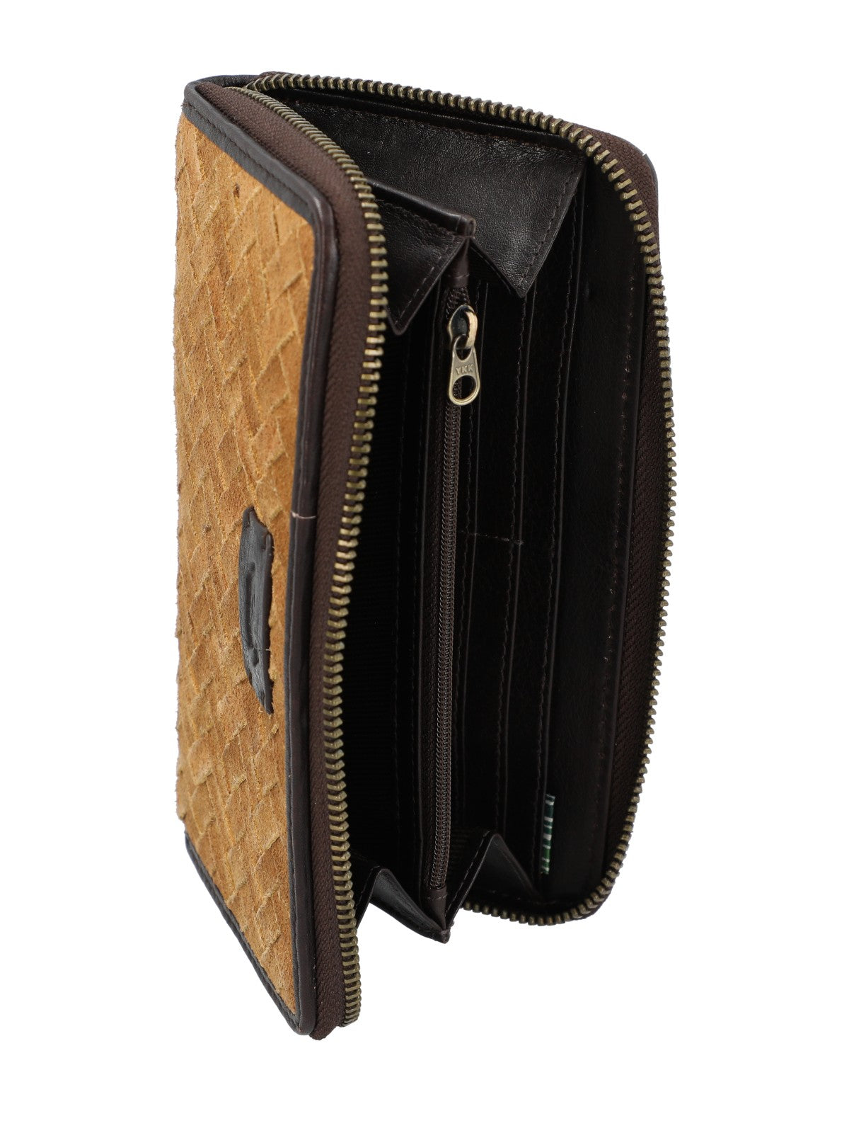 Billetera Cuero Mujer Sz Braid Zip Rockford