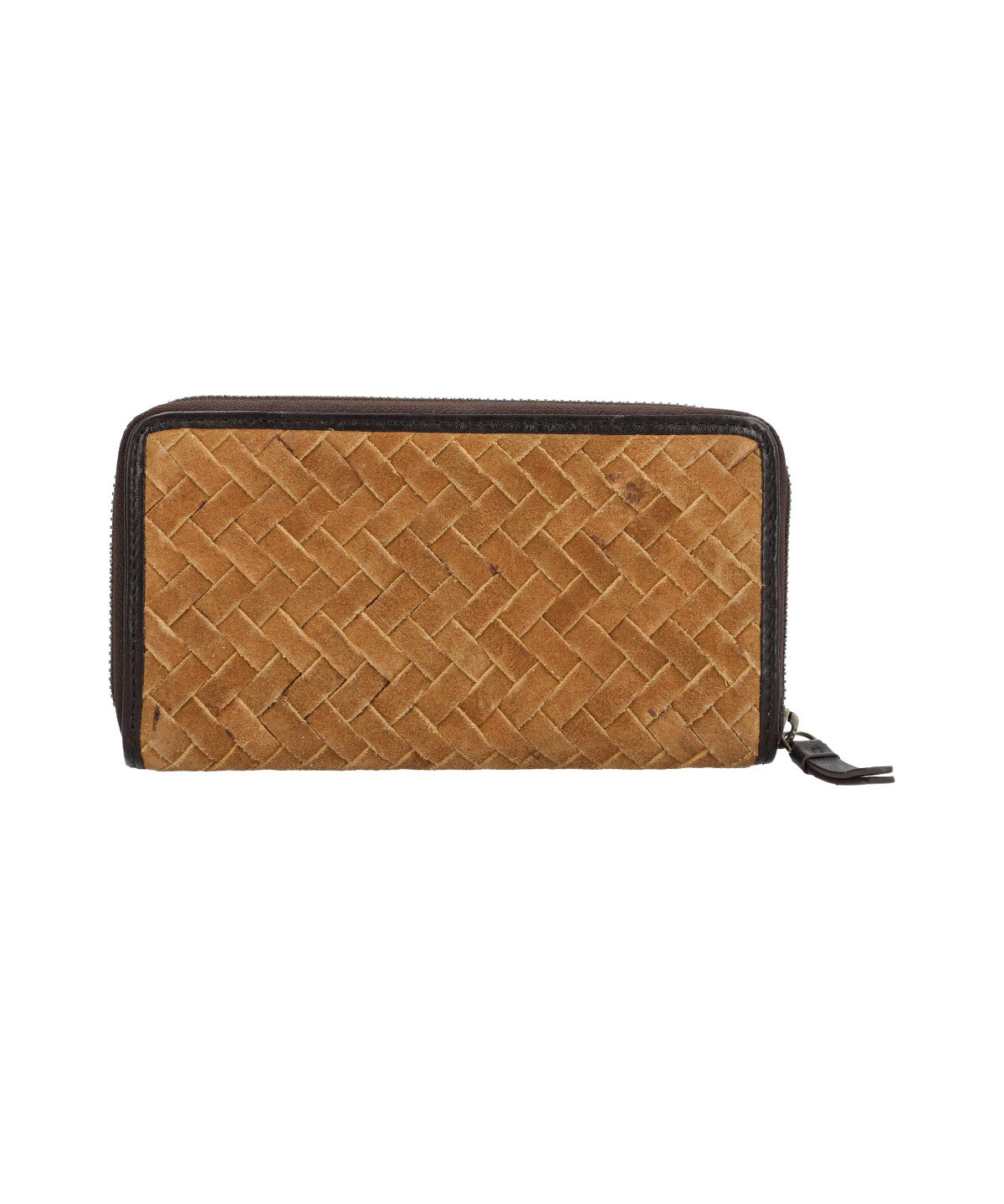 Billetera Cuero Mujer Sz Braid Zip Rockford
