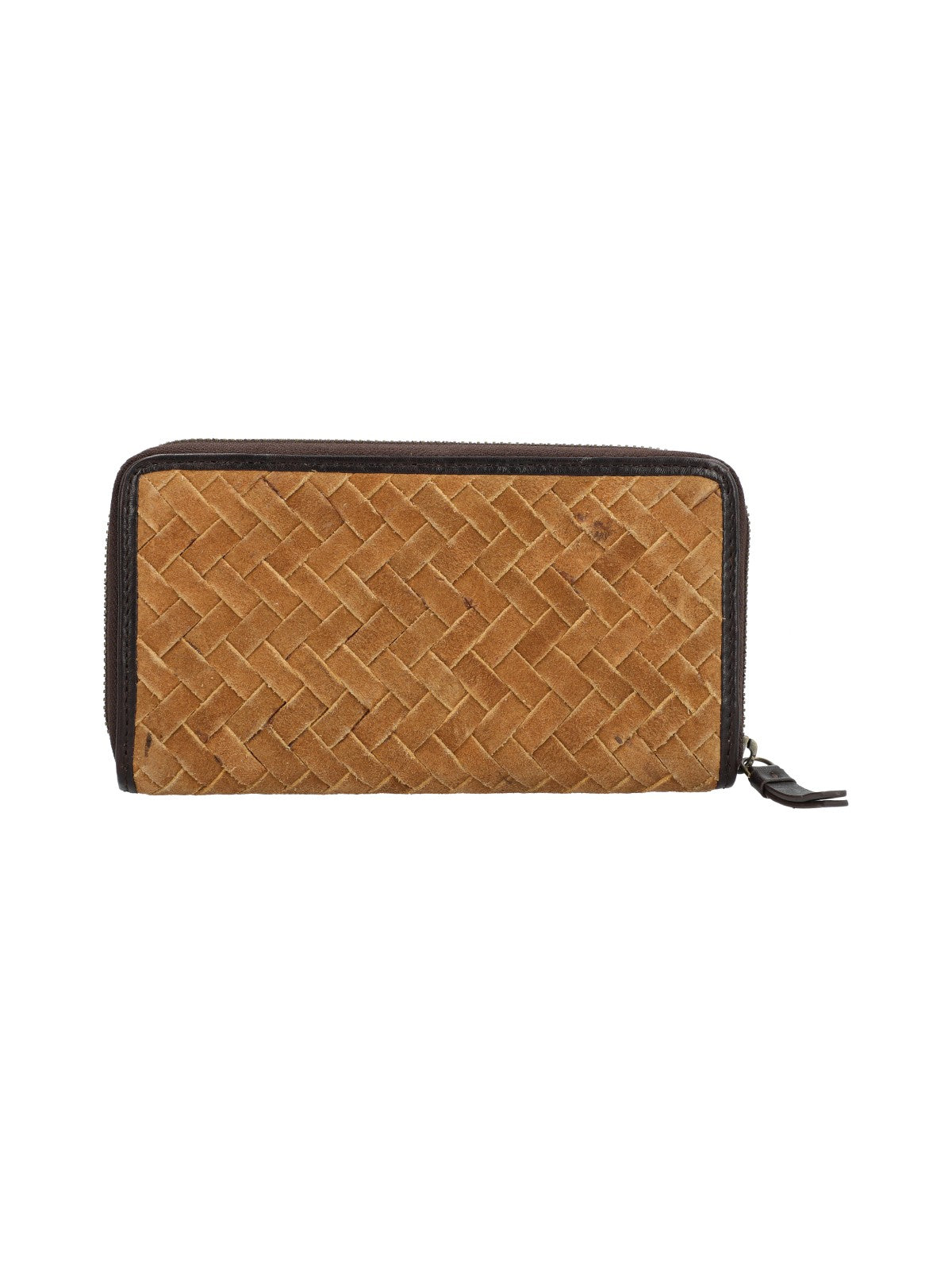 Billetera Cuero Mujer Sz Braid Zip Rockford