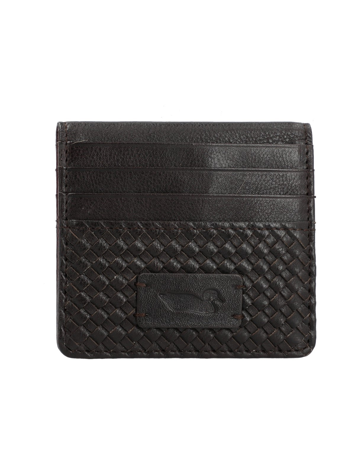 Billetera Cuero Mujer Sz Braid Cardholder Rockford