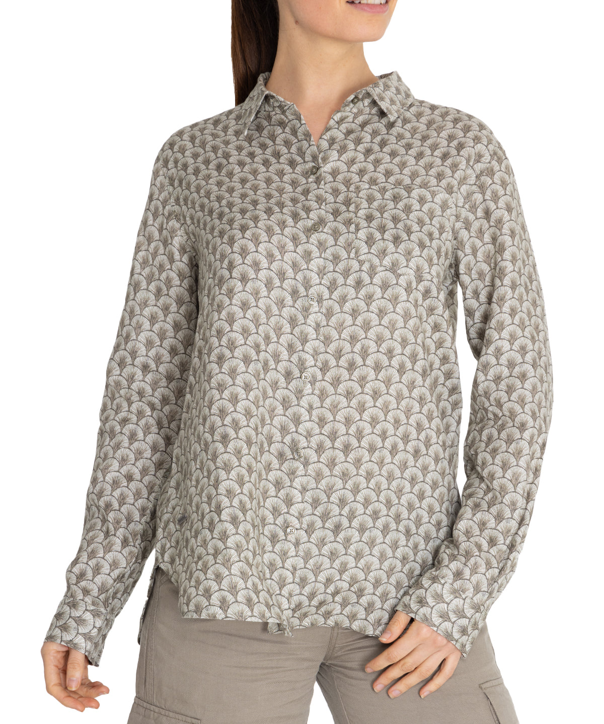 Blusa Lino Orgánico Mujer Lirioprint Rockford