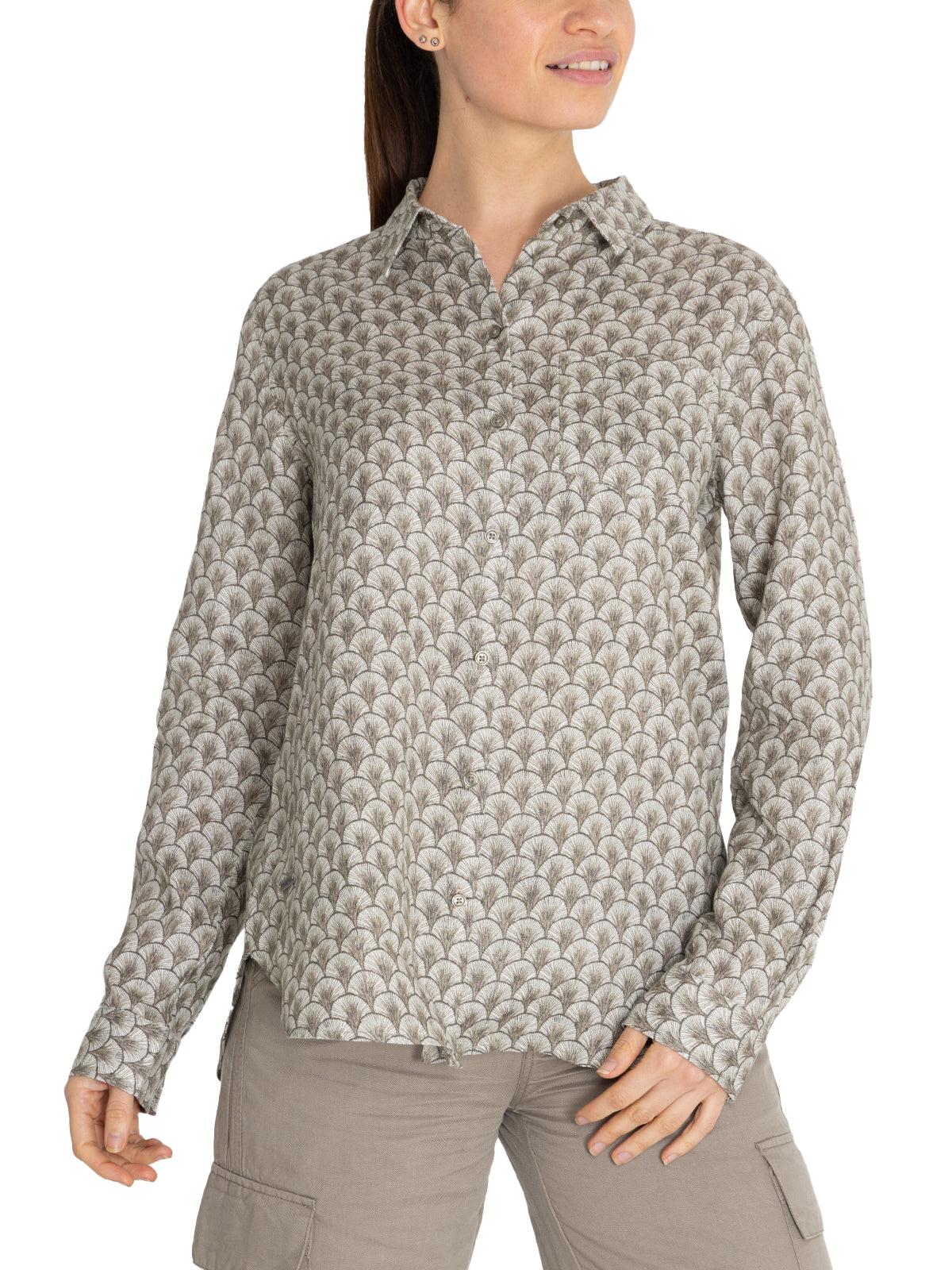 Blusa Lino Orgánico Mujer Lirioprint Rockford