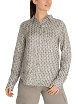 Blusa Lino Orgánico Mujer Lirioprint Rockford