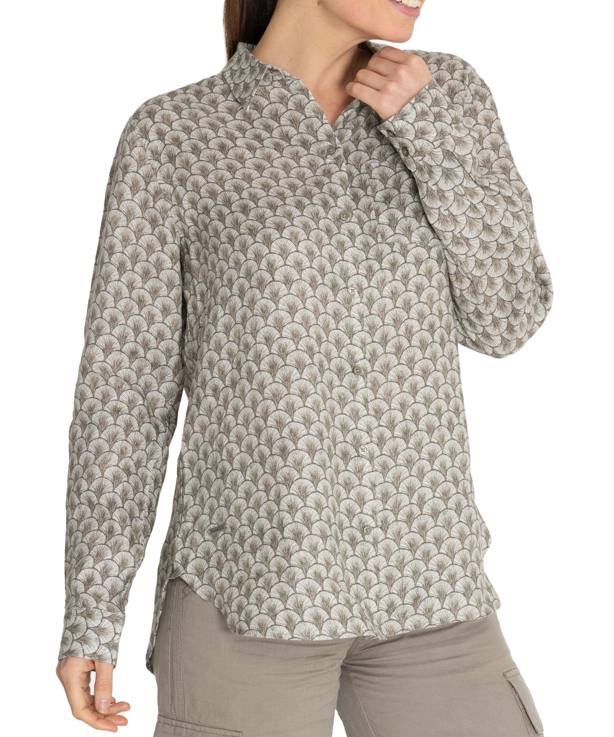 Blusa Lino Orgánico Mujer Lirioprint Rockford