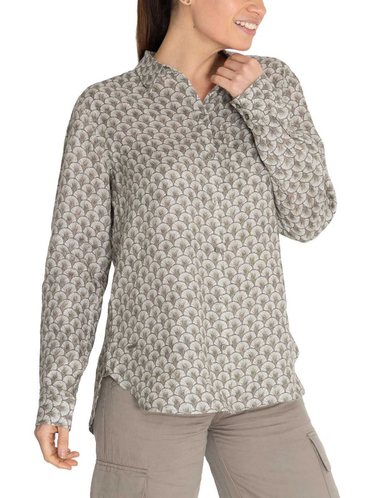 Blusa Lino Orgánico Mujer Lirioprint Rockford