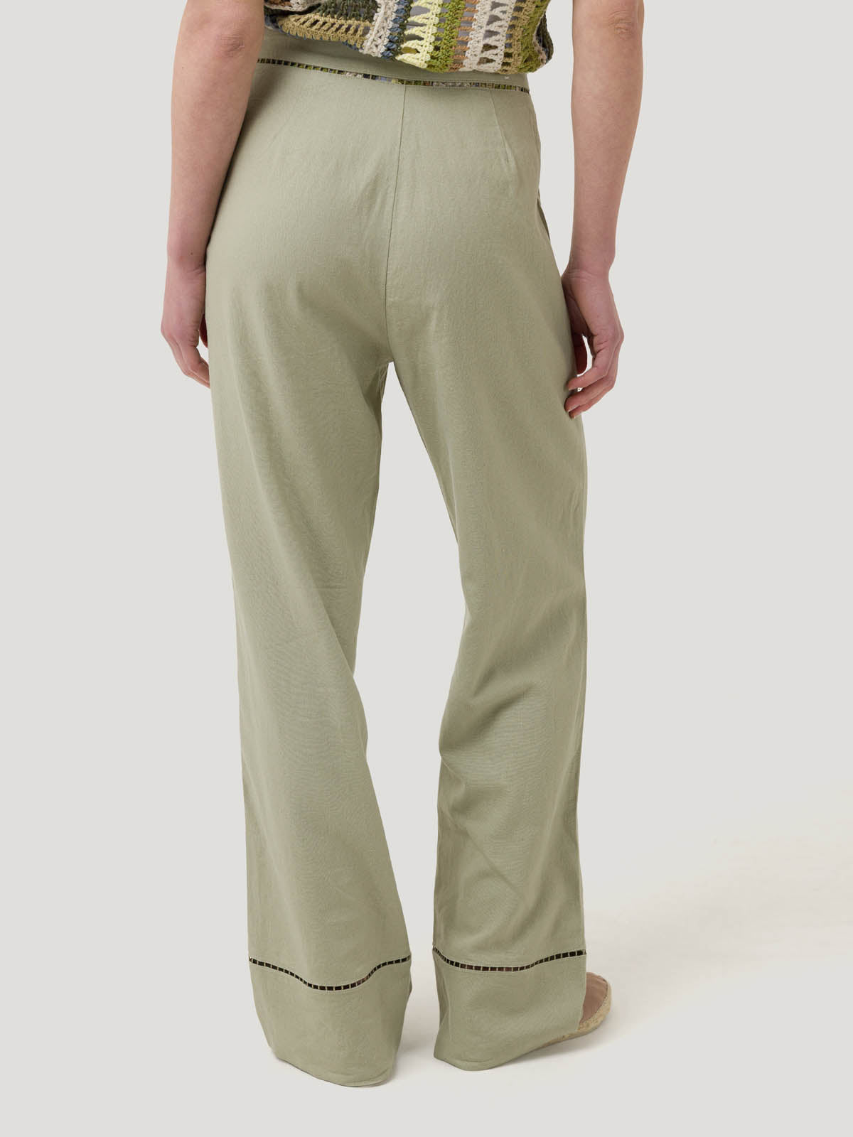 Pantalón Lino Orgánico Mujer Mekong Rockford