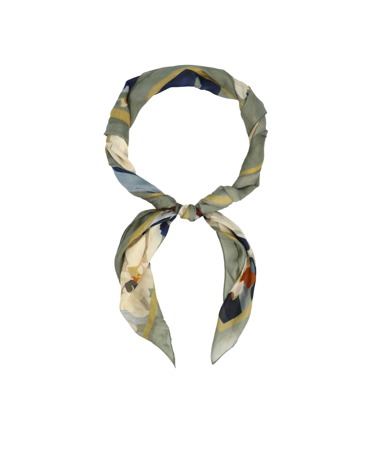 Pañuelo Para Mujer Seda Rkf Silk Flora Scarf Multicolor Rockford