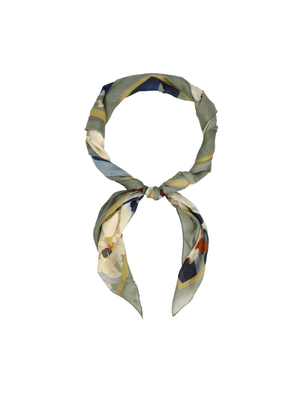 Pañuelo Para Mujer Seda Rkf Silk Flora Scarf Multicolor Rockford