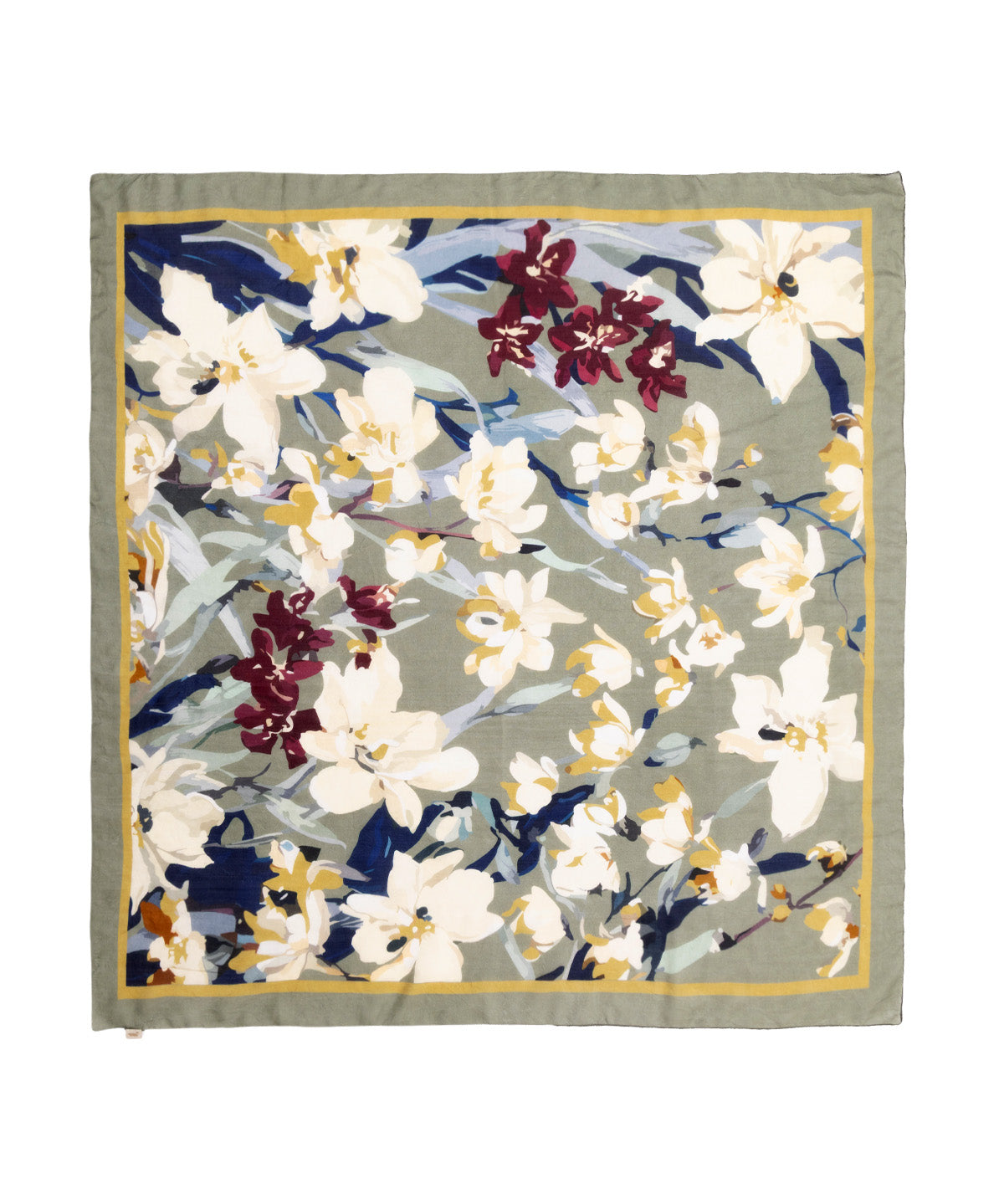 Pañuelo Para Mujer Seda Rkf Silk Flora Scarf Multicolor Rockford