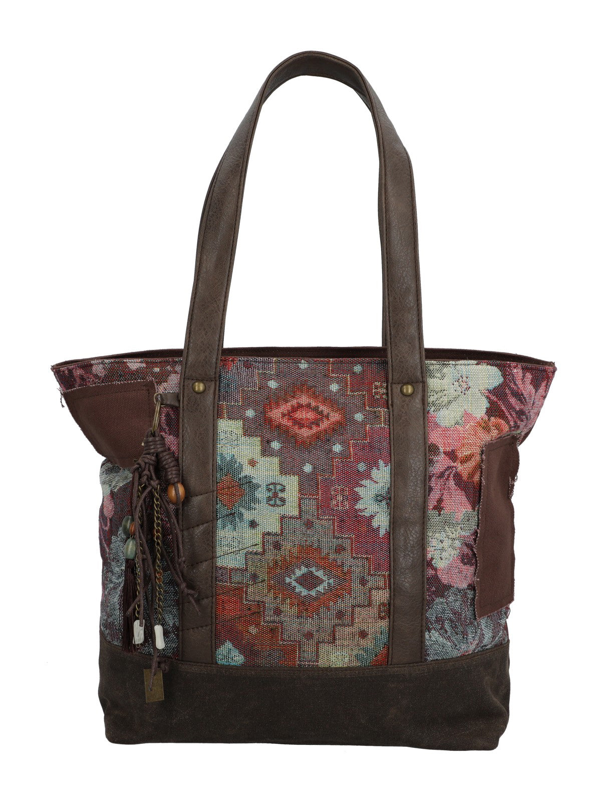 Mochila Para Mujer Textil Fauii Tote Marrón Rockford